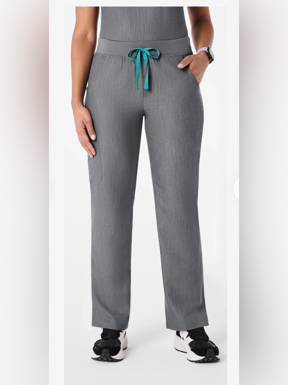 FIGS Kade Cargo Scrub Pants in Graphite medium